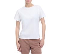 T-Shirt ENERGETICS "DA.-T-SHIRT ENZA SHORT SLEEVE W", Damen, Gr. L, weiß, Jersey, Obermaterial: 100% Baumwolle, unifarben, regular fit taillenbedeckt, Rundhals, eingesetzt abgesteppte Kante, Shirts T-