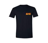 T-Shirt F4NT4STIC "AC/DC Fire Logo Unisex T-Shirt", Damen, Gr. 3XL, schwarz, Obermaterial: 100% Baumwolle, regular fit, Rundhals, ohne Bündchen, Shirts T-Shirt, Bandshirt, Merchandise, ACDC (89726606-