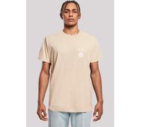 T-Shirt F4NT4STIC "ACDC Lightning Bolt", Damen, Gr. XS, beige (sand), Obermaterial: 100% Baumwolle, regular fit, Rundhals, ohne Bündchen, Shirts T-Shirt, Premium Qualität (98572224-XS) sand