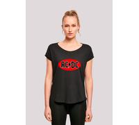 T-Shirt F4NT4STIC "ACDC Red Circle Logo für Kinder & Herren", Damen, Gr. XXL, schwarz, Obermaterial: 100% Baumwolle, regular fit, Rundhals, ohne Bündchen, Shirts T-Shirt, Print (81455409-XXL) schwarz