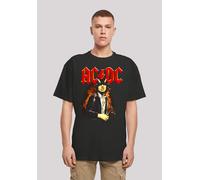 T-Shirt F4NT4STIC "ACDC Rock Band Shirt Angus Highway To Hell", Herren, Gr. XS, schwarz, Obermaterial: 100% Baumwolle, oversize, Rundhals, ohne Bündchen, Shirts T-Shirt, Print (72565025-XS) schwarz