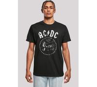 T-Shirt F4NT4STIC "ACDC We Salute You Cannon", Damen, Gr. S, schwarz, Obermaterial: 100% Baumwolle, regular fit, Rundhals, ohne Bündchen, Shirts T-Shirt, Premium Qualität (15503033-S) schwarz