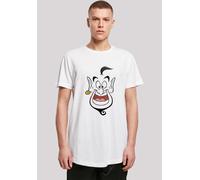 T-Shirt F4NT4STIC "Aladdin Genie", Herren, Gr. 4XL, weiß, Obermaterial: 100% Baumwolle, regular fit, Rundhals, ohne Bündchen, Shirts T-Shirt, Print (15620949-4XL) weiß