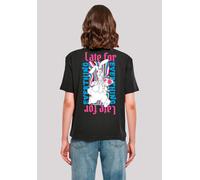 T-Shirt F4NT4STIC "Alice im Wunderland", Damen, Gr. XL, schwarz, Obermaterial: 100% Baumwolle, oversize, Rundhals, ohne Bündchen, Shirts T-Shirt, Nostalgie, Retro Print, Kinderserie (17639916-XL) schw