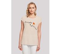 T-Shirt F4NT4STIC "Alice im Wunderland Escape Reality Falling", Damen, Gr. 3XL, weiß (sandweiß), Obermaterial: 100% Baumwolle, regular fit, Rundhals, ohne Bündchen, Shirts T-Shirt, Retro, Heroes of Ch