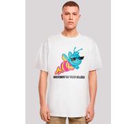 T-Shirt F4NT4STIC "Biene Maja Cutest In Club", Damen, Gr. XXL, weiß, Obermaterial: 100% Baumwolle, oversize, Rundhals, ohne Bündchen, Shirts T-Shirt, Nostalgie, Retro, Heroes of Childhood (85716252-XX