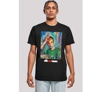T-Shirt F4NT4STIC "Big Bang Theory TV Serie Sheldon Loser Painting", Damen, Gr. 3XL, schwarz, Obermaterial: 100% Baumwolle, regular fit, Rundhals, ohne Bündchen, Shirts T-Shirt, Herren,Premium Merch,R