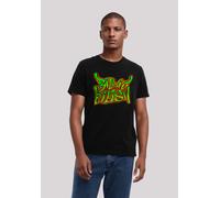 T-Shirt F4NT4STIC "Billie Eilish Logo", Herren, Gr. S, schwarz, Obermaterial: 100% Baumwolle, regular fit, Rundhals, ohne Bündchen, Shirts T-Shirt, Premium Qualität (79089655-S) schwarz