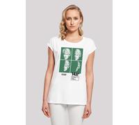 T-Shirt F4NT4STIC "David Bowie 1983 Concert Poster'", Damen, Gr. XL, weiß, Obermaterial: 100% Baumwolle, regular fit, Rundhals, ohne Bündchen, Shirts T-Shirt, Print (81105045-XL) weiß