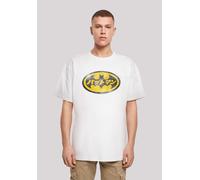 T-Shirt F4NT4STIC "DC Comics Batman Japanese Logo Yellow", Damen, Gr. XXL, weiß, Obermaterial: 100% Baumwolle, oversize, Rundhals, ohne Bündchen, Shirts T-Shirt, Print (78753361-XXL) weiß