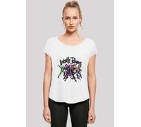 T-Shirt F4NT4STIC "DC Comics Batman Loveable Rogues", Damen, Gr. S, weiß, Obermaterial: 100% Baumwolle, regular fit, Rundhals, ohne Bündchen, Shirts T-Shirt, Damen,Premium Merch,Lang,Longshirt,Bedruck