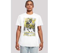 T-Shirt F4NT4STIC "DC Comics Batman vs Superman Wanted Poster", Damen, Gr. 4XL, weiß, Obermaterial: 100% Baumwolle, regular fit, Rundhals, ohne Bündchen, Shirts T-Shirt, Herren,Premium Merch,Regular-F