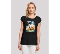 T-Shirt F4NT4STIC "DC Comics Superhelden Wonder Woman Posing", Damen, Gr. 3XL, schwarz, Obermaterial: 100% Baumwolle, regular fit, Rundhals, ohne Bündchen, Shirts T-Shirt, Print (99394665-XXXL) schwar