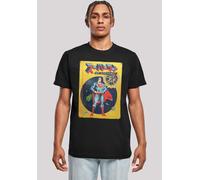 T-Shirt F4NT4STIC "DC Comics Superman International Cover", Damen, Gr. 3XL, schwarz, Obermaterial: 100% Baumwolle, regular fit, Rundhals, ohne Bündchen, Shirts T-Shirt, Herren,Premium Merch,Regular-Fi