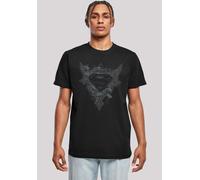 T-Shirt F4NT4STIC "DC Comics Superman My Father, My Hero", Herren, Gr. L, schwarz, Obermaterial: 100% Baumwolle, regular fit, Rundhals, ohne Bündchen, Shirts T-Shirt, Print (99485426-L) schwarz