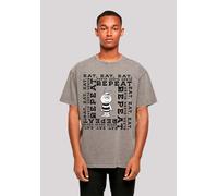 T-Shirt F4NT4STIC "Die Biene Maja Willi In The Loop", Herren, Gr. XXL, grau (asphalt), Obermaterial: 100% Baumwolle, oversize, Rundhals, ohne Bündchen, Shirts T-Shirt, Nostalgie, Retro, Heroes of Chil