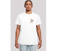 T-Shirt F4NT4STIC "Die Gremlins Gizmo Kleine Monster", Herren, Gr. S, weiß, Obermaterial: 100% Baumwolle, regular fit, Rundhals, ohne Bündchen, Shirts T-Shirt, Print (92035006-S) weiß