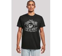 T-Shirt F4NT4STIC "Die Wilden Kerle Logo Vintage", Damen, Gr. S, schwarz, Obermaterial: 100% Baumwolle, regular fit, Rundhals, ohne Bündchen, Shirts T-Shirt, Premium Qualität (51881760-S) schwarz