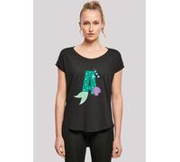 T-Shirt F4NT4STIC "Disney Alphabet A Is For Arielle die Meerjungfrau", Damen, Gr. XL, schwarz, Obermaterial: 100% Baumwolle, regular fit, Rundhals, ohne Bündchen, Shirts T-Shirt, Print (22759669-XL) s