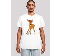 T-Shirt F4NT4STIC "Disney Bambi Classic", Herren, Gr. 3XL, weiß, Obermaterial: 100% Baumwolle, regular fit, Rundhals, ohne Bündchen, Shirts T-Shirt, Herren,Premium Merch,Regular-Fit,Basic,Bedruckt (62