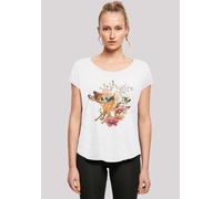 T-Shirt F4NT4STIC "Disney Bambi Comic", Damen, Gr. 5XL, weiß, Obermaterial: 100% Baumwolle, regular fit, Rundhals, ohne Bündchen, Shirts T-Shirt, Print (64778236-5XL) weiß