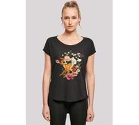 T-Shirt F4NT4STIC "Disney Bambi Comic", Damen, Gr. L, schwarz, Obermaterial: 100% Baumwolle, regular fit, Rundhals, ohne Bündchen, Shirts T-Shirt, Print (95820522-L) schwarz