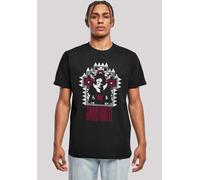 T-Shirt F4NT4STIC "Disney Boys Snow White Schneewittchen Warped", Damen, Gr. 4XL, schwarz, Obermaterial: 100% Baumwolle, regular fit, Rundhals, ohne Bündchen, Shirts T-Shirt, Print (87594135-4XL) schw