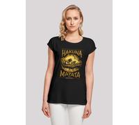 T-Shirt F4NT4STIC "Disney Der König der Löwen Hakuna Matata", Damen, Gr. 5XL, schwarz, Obermaterial: 100% Baumwolle, regular fit, Rundhals, ohne Bündchen, Shirts T-Shirt, Damen,Premium Merch,Regular-F
