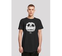 T-Shirt F4NT4STIC "Disney Jack Skellington", Herren, Gr. M, schwarz, Obermaterial: 100% Baumwolle, regular fit, Rundhals, ohne Bündchen, Shirts T-Shirt, Herren,Premium Merch,Lang,Longshirt,Bedruckt (6
