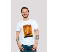 T-Shirt F4NT4STIC "Disney König der Löwen Simba und Mufasa", Herren, Gr. XS, weiß, Obermaterial: 100% Baumwolle, regular fit, Rundhals, ohne Bündchen, Shirts T-Shirt, Print (34131832-XS) weiß