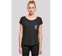 T-Shirt F4NT4STIC "Disney Lilo And Stitch Stitch Backside", Damen, Gr. XL, schwarz, Obermaterial: 100% Baumwolle, regular fit, Rundhals, ohne Bündchen, Shirts T-Shirt, Print (59541122-XL) schwarz