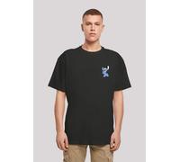T-Shirt F4NT4STIC "Disney Lilo And Stitch Stitch Backside", Herren, Gr. 3XL, schwarz, Obermaterial: 100% Baumwolle, oversize, Rundhals, ohne Bündchen, Shirts T-Shirt, Print (31915361-XXXL) schwarz