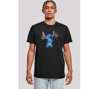 T-Shirt F4NT4STIC "Disney Lilo & Stitch Kleine Teufel", Damen, Gr. XL, schwarz, Obermaterial: 100% Baumwolle, regular fit, Rundhals, ohne Bündchen, Shirts T-Shirt, Print (77494400-XL) schwarz