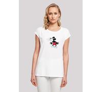T-Shirt F4NT4STIC "Disney Mickey Mouse Classic Vintage Micky Maus", Damen, Gr. XS, weiß, Obermaterial: 100% Baumwolle, regular fit, Rundhals, ohne Bündchen, Shirts T-Shirt, Print (97659311-XS) weiß
