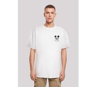 T-Shirt F4NT4STIC "Disney Micky Maus Don’t Speak Pocket", Damen, Gr. M, weiß, Obermaterial: 100% Baumwolle, oversize, Rundhals, ohne Bündchen, Shirts T-Shirt, Print (94787014-M) weiß
