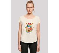 T-Shirt F4NT4STIC "Disney Muppets Dr. Teeth and The Electric Mayhem", Damen, Gr. S, weiß (sandweiß), Obermaterial: 100% Baumwolle, regular fit, Rundhals, ohne Bündchen, Shirts T-Shirt, Premium Qualitä