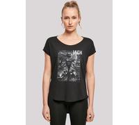 T-Shirt F4NT4STIC "Disney Nightmare Before Christmas", Damen, Gr. XL, schwarz, Obermaterial: 100% Baumwolle, regular fit, Rundhals, ohne Bündchen, Shirts T-Shirt, Damen,Premium Merch,Lang,Longshirt,Be