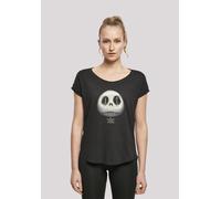 T-Shirt F4NT4STIC "Disney Nightmare Before Christmas Jacks Eyes", Damen, Gr. 3XL, schwarz, Obermaterial: 100% Baumwolle, regular fit, Rundhals, ohne Bündchen, Shirts T-Shirt, Print (19927766-XXXL) sch