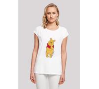 T-Shirt F4NT4STIC "'Disney Winnie The Pooh Classic'", Damen, Gr. L, weiß, Obermaterial: 100% Baumwolle, regular fit, Rundhals, ohne Bündchen, Shirts T-Shirt, Damen,Premium Merch,Regular-Fit,Kurze Ärme