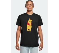 T-Shirt F4NT4STIC "Disney Winnie The Pooh Classic", Damen, Gr. S, schwarz, Obermaterial: 100% Baumwolle, regular fit, Rundhals, ohne Bündchen, Shirts T-Shirt, Herren,Premium Merch,Regular-Fit,Basic,Be