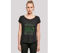 T-Shirt F4NT4STIC "Disney Wizard of Oz Good Witch Bad Witch", Damen, Gr. XXL, schwarz, Obermaterial: 100% Baumwolle, regular fit, Rundhals, ohne Bündchen, Shirts T-Shirt, Damen,Premium Merch,Lang,Long