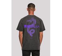 T-Shirt F4NT4STIC "Drache", Damen, Gr. XL, schwarz, Obermaterial: 100% Baumwolle, oversize, Rundhals, ohne Bündchen, Shirts T-Shirt, Print (35461554-XL) schwarz