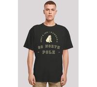 T-Shirt F4NT4STIC "Eisbär", Herren, Gr. 3XL, schwarz, Obermaterial: 100% Baumwolle, oversize, Rundhals, ohne Bündchen, Shirts T-Shirt, Print (44557462-XXXL) schwarz