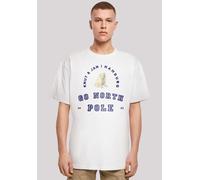 T-Shirt F4NT4STIC "Eisbär", Herren, Gr. XL, weiß, Obermaterial: 100% Baumwolle, oversize, Rundhals, ohne Bündchen, Shirts T-Shirt, Print (25811905-XL) weiß