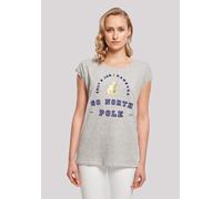 T-Shirt F4NT4STIC "Eisbär Knut & Jan Hamburg", Damen, Gr. XS, grau (erdgrau), Obermaterial: 100% Baumwolle, regular fit, Rundhals, ohne Bündchen, Shirts T-Shirt, Print (35892046-XS) erdgrau