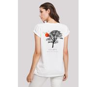 T-Shirt F4NT4STIC "Escape Discover the World Tree Birds", Damen, Gr. XXL, weiß, Obermaterial: 100% Baumwolle, regular fit, Rundhals, ohne Bündchen, Shirts T-Shirt, Premium Qualität, ESCAPE Collection