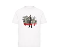 T-Shirt F4NT4STIC "Friday the 13th", Mädchen, Gr. 134/140, weiß, Obermaterial: 100% Baumwolle, regular fit, Rundhals, ohne Bündchen, Shirts T-Shirt, Official Merch (30596169-134) weiß