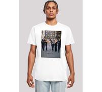 T-Shirt F4NT4STIC "FRIENDS TV Serie Flowers", Damen, Gr. M, weiß, Obermaterial: 100% Baumwolle, regular fit, Rundhals, ohne Bündchen, Shirts T-Shirt, Herren,Premium Merch,Regular-Fit,Basic,Bedruckt (8