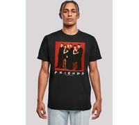 T-Shirt F4NT4STIC "FRIENDS TV Serie Group Photo Formal", Herren, Gr. 3XL, schwarz, Obermaterial: 100% Baumwolle, regular fit, Rundhals, ohne Bündchen, Shirts T-Shirt, Herren,Premium Merch,Regular-Fit,