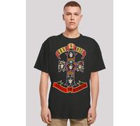 T-Shirt F4NT4STIC "Guns 'n' Roses Appetite For Destruction", Herren, Gr. 5XL, schwarz, Obermaterial: 100% Baumwolle, oversize, Rundhals, ohne Bündchen, Shirts T-Shirt, Premium Qualität (77320114-5XL)